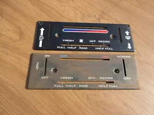 Early Land Rover Range Rover Classic new Climate Heater Control Plate cover JP - Picture 1 of 2