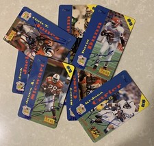 1995 Signature Rookies Auto-Phonex Football Phone Card Autograph Pick One Choice