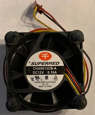 IBM 60MM Fan for xSeries 206 PN: 59P8494/SUPERRED CHA6012CB-A - Image 1 of 4