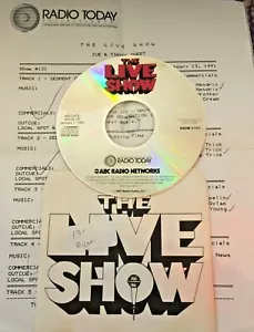 RADIO SHOW: LIVE SHOW 1/7/91 CHEAP TRICK SET, BOB DYLAN, JIMI HENDRIX (2), CREAM - Picture 1 of 2
