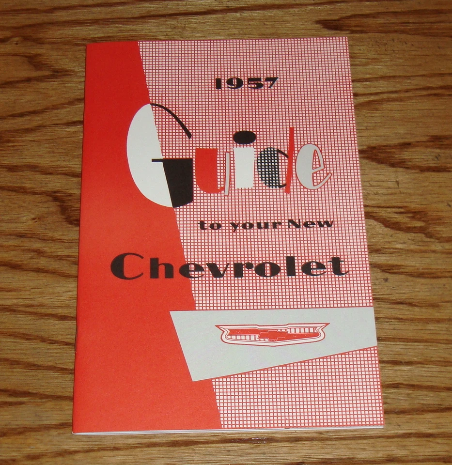 1957 Chevrolet Car Owners Operators Manual 57 Chevy Bel Air