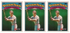 (3) 1989 Topps K-Mart Dream Team Baseball #3 Chris Sabo Lot Reds