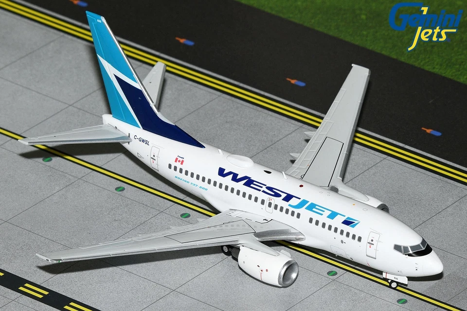 WestJet Boeing 737-600 C-GWSL GeminiJets G2WJA1295 Scale 1:200 - Image 1 of 1
