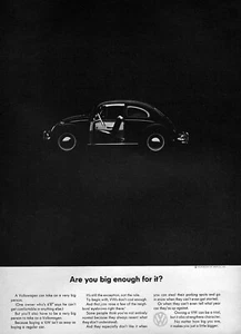 1964 Volkswagen Beetle Bug "Are You Big Enough" Original Ad - Picture 1 of 1