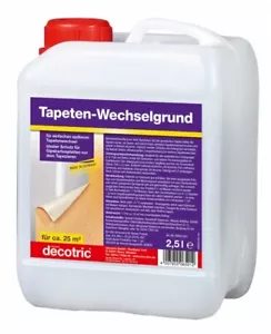 Decotric Raison 2,5 L Tapeziergrund Tapetenwechsel Couche de Base - Photo 1/2