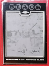 1/1 Chris Young 2008 Topps Chrome Black Printing Plate 1 of 1 Diamondbacks