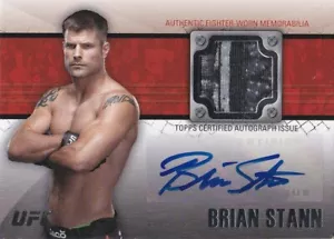 Brian Stann 2011 Topps UFC Title Shot Fighter Relics Autographs RARE !!!! - Foto 1 di 3
