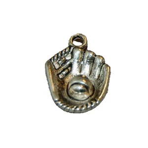 Baseball Softball Handschuh Charm Anhänger Tibetisches Silber J1037 - Bild 1 von 5