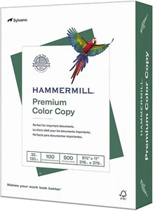 Printer Paper, Premium Color 32 Lb Copy Paper, 8.5 X 11-1 Ream (500 Sheets) - 10 - Picture 1 of 8