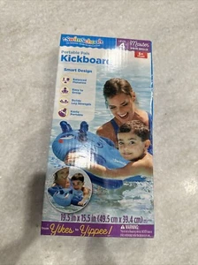 SwimSchool Inflatable Pool Float Kids Swimming Kickboard Toy Age 5+ Girls n Boys - Picture 1 of 6