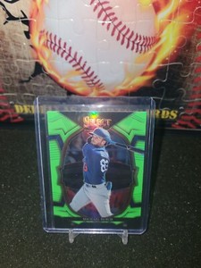 2023 Panini Select Michael Busch Neon Green #/75 RC Los Angeles Dodgers SP