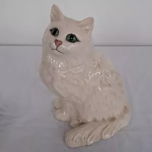 BESWICK PERSISCHE WEISSE KATZE 1867 GROSS 8 ZOLL - Bild 1 von 12