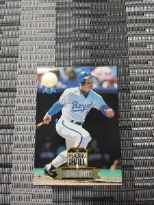 george brett 1993 leaf heading for the hall royals #7