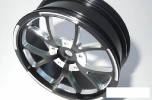 SSD Y Spoke Drag Front 2.2 Wheels BLACK SSD00512 12mm Hex 21.4mm wide RC - Picture 1 of 5