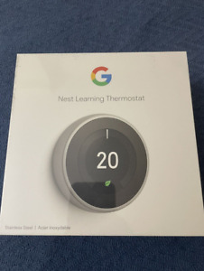 Google Nest Learning Thermostat (3rd Generation) - Stainless Steel T300