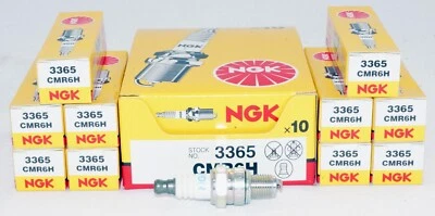 Genuine 10 Pack NGK 3365 CMR6H Spark Plug Fits Stihl Kombi Jonsred Poulan Pro - Image 1 of 4