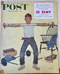 Saturday Evening Post magazine - Cover Only -March 14, 1959, Kurt Ard illustrate - Imagen 1 de 1
