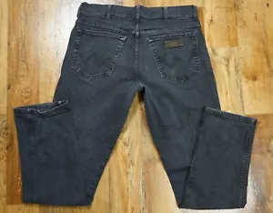 Jeans da uomo WRANGLER elasticizzati aderenti con cerniera grigio mosca W33 L32 - Foto 1 di 12