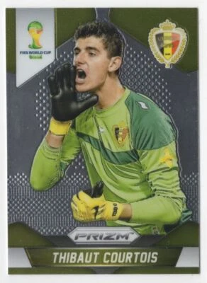 2014 Panini FIFA World Cup Brazil Prizm Thibaut Courtois Belgium R26 - Image 1 of 2