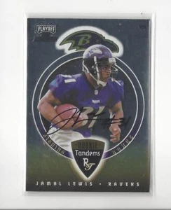 2000 Momentum Signing Bonus Jamal Lewis/Dez White AUTOGRAPH Ravens Bears - Picture 1 of 1