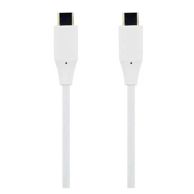 LG CAVO USB-C ORIGINALE TYPE C EAD63687001 PER DATI E RICARICA 1M WHITE 78CDF6A - Immagine 1 di 3