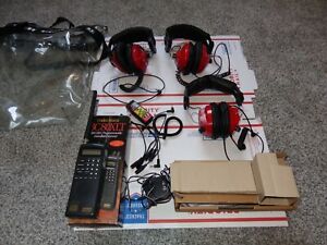RACING ELECTRONICS HEADSETS AND UNIDEN BEAR CAT SCANNER