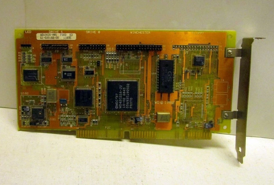 Western Digital Winchester Drive Controller Card WD1003V-MM2 for IBM - Image 1 of 1