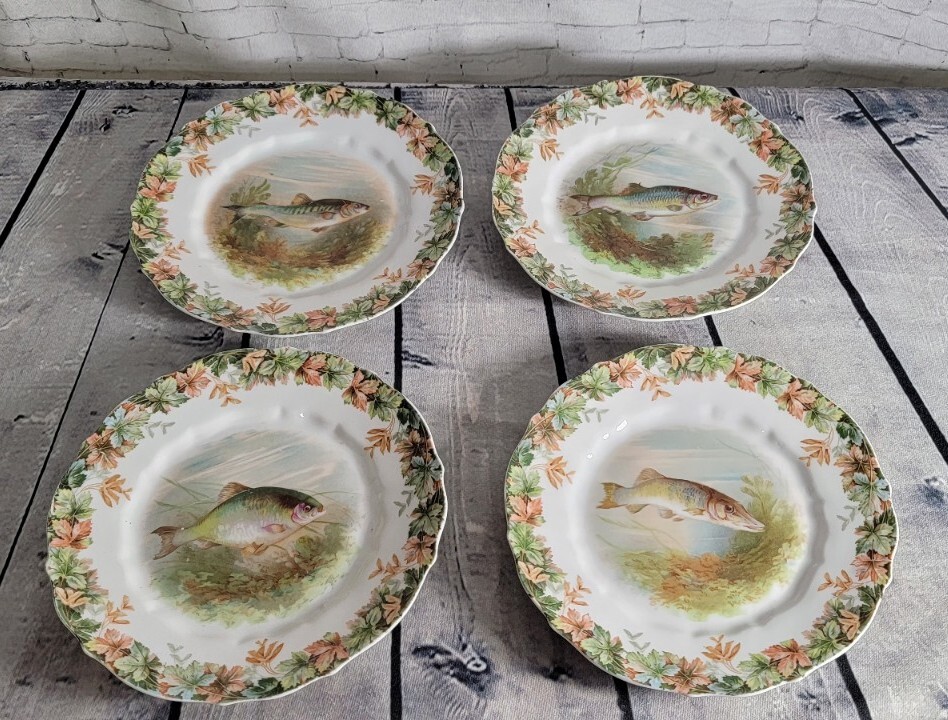 Plato Ceramica Plato Antiguo De Porcelana De Meissen Con