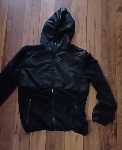 VETEMENTS Giacca in pile polare nera Pacsun