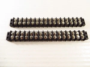 2 Pack Molex 16 Position Dual Row Screw Terminal Strip Block, 6-5/8", USA - Picture 1 of 2