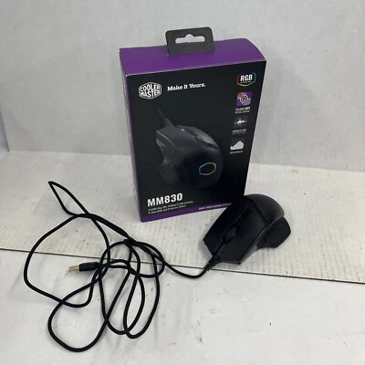 Cooler Master MM830 Right-hand 24000 DPI Optical USB Wired Gaming Mouse  - Image 1 of 4