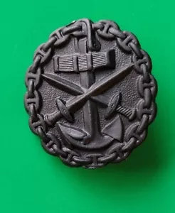 German WWI World War One Kriegsmarine Injury Wound Blackened Badge Award - Picture 1 of 4