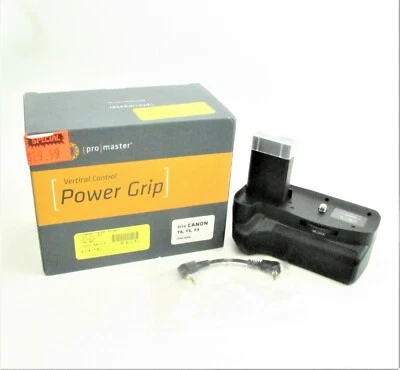 Empuñadura eléctrica de control vertical ProMaster para Canon T6, T5, T3 (#8006) Foto 1 de 3