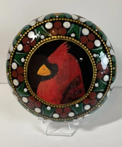 Mandala Cardinal de Vacaciones - Pintado a Mano en YouTube - por Jadel Rocks - Imagen 1 de 7