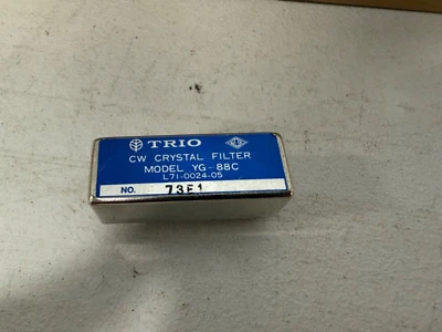 FILTRO DE CRISTAL KENWOOD TRIO YG-88C CW L71-0024-05 para transceptor de radioaficionado Foto 1 de 4