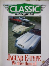 C&SC 89/07 ALFA ROMEO GTV GTV6 JAGUAR E-TYPE JOWETT JAVELIN STAG MERCEDES 230SL