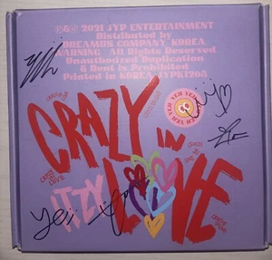 ITZY [Crazy In Love] Autographed Signed Album  - Picture 1 of 3