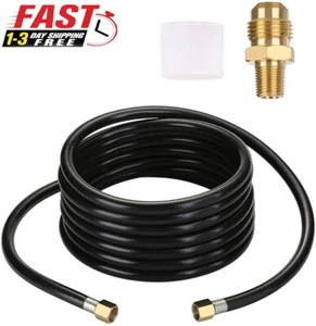 Conjunto de manguera de propano de 20 pies y llamarada hembra de 3/8" para montaje de tubería de parrilla de gas - Imagen 1 de 8