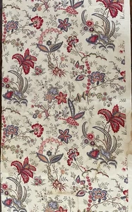 Beautiful And Important Piece Of Antique French Jacobian Fabric - Picture 1 of 8