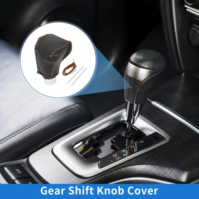 1 Pc Car Gear Shift Knob Cover for Volkswagen Golf 2010-2011 Black Brown Foto 1 de 4