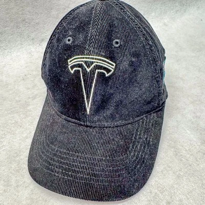 Gorra Tesla Gorra Correa Trasera Pana Negra Bordada Oso Gráfico Para Hombres Pacífico Foto 1 de 4