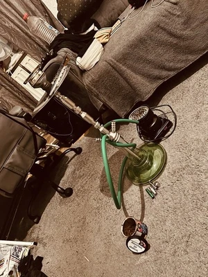 Smoke My Shisha und Halbes Tabak  Mit Heißplatte  Schlauchhalter. - Bild 1 von 4