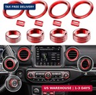 Button Knob Cover for 2018-2023 Jeep Wrangler JL JLU & Gladiator