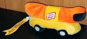Oscar Mayer Wienermobile Plüsch-Beanie 8 Zoll Stofftier Neu mit Etikett in versiegelter Tasche - Bild 1 von 5