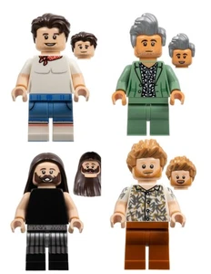 LOT OF 7 MINIFIGURES LEGO Icons 10291 Queer Eye The Fab 5 Loft RETIRED - Picture 1 of 3