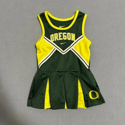 Nike Oregon Ducks Preescolar Niñas Conjunto de Animadora Verde Juvenil Talla 3T Foto 1 de 4