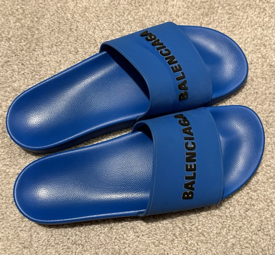 Balenciaga Blue Men’s Sandals Size USA 13 - Image 1 of 4