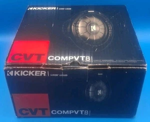 New Kicker CVT 8 10CVT84 Car Audio Subwoofer Sub Woofer Speaker OEM NIB - Picture 1 of 11