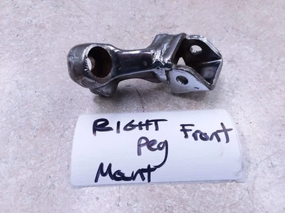 Honda 650 Nighthawk CB CB650 CB650SC Right Front Foot Peg Bracket 1985 ANX-C12 - Image 1 of 4
