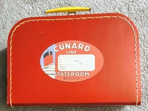 Vintage Kids Travel Box Cardboard & Metall  - Picture 1 of 4